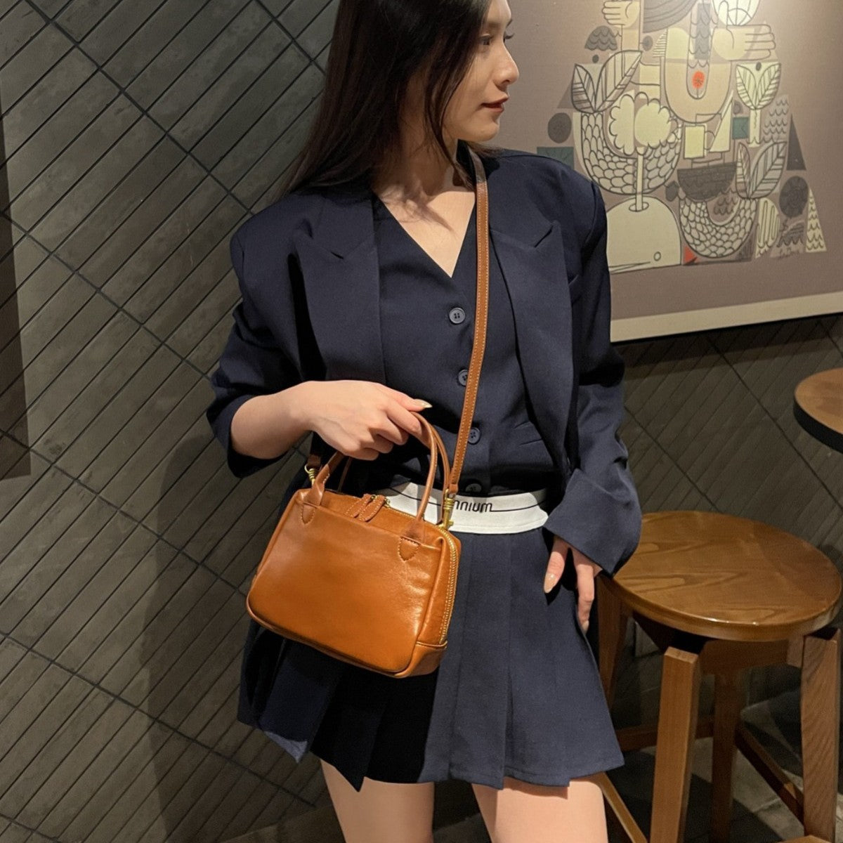 Cortex Women's Casual Zipper Crossbody Bag