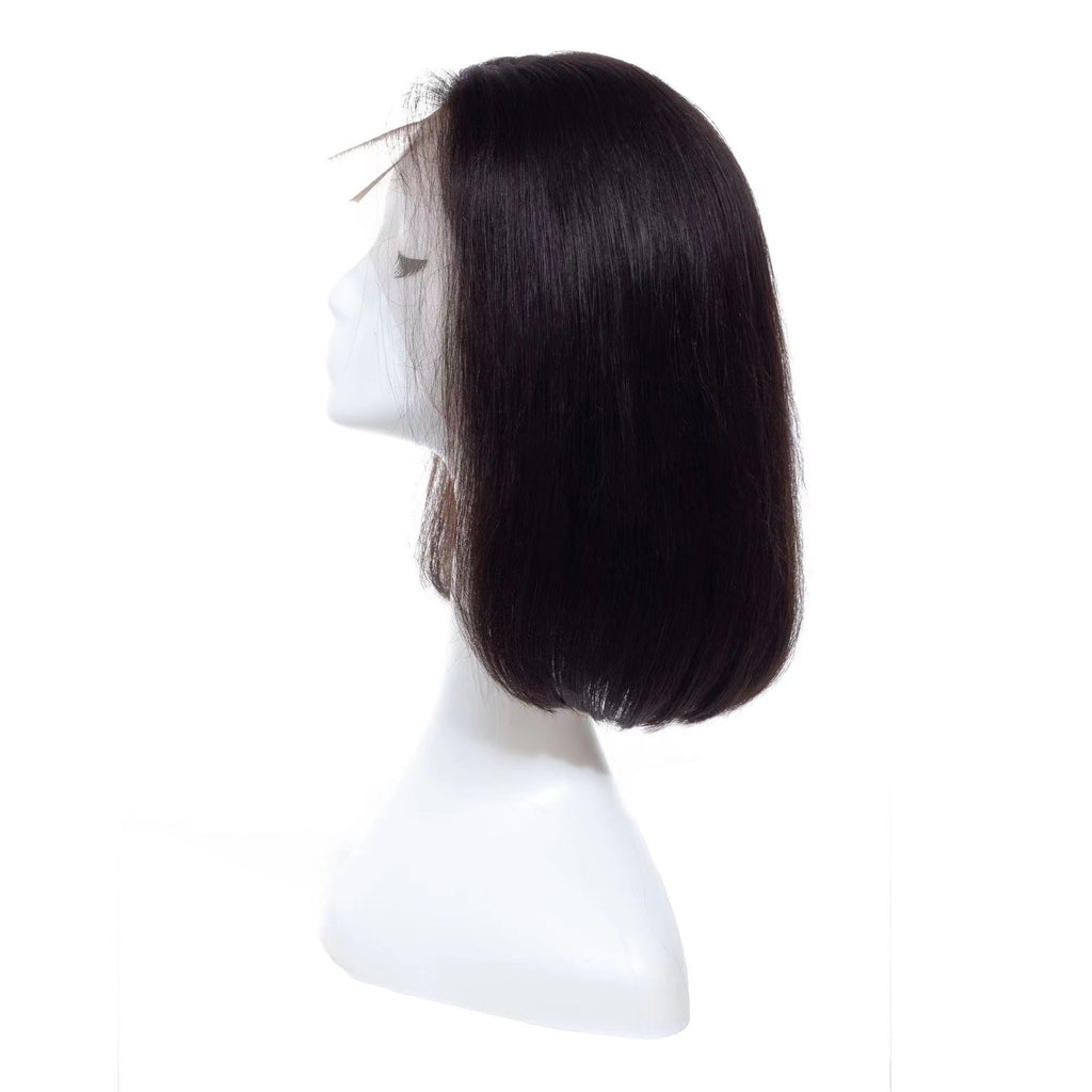 134 Front Lace Bobo Bobhaircut Natural Color Full Human Hair