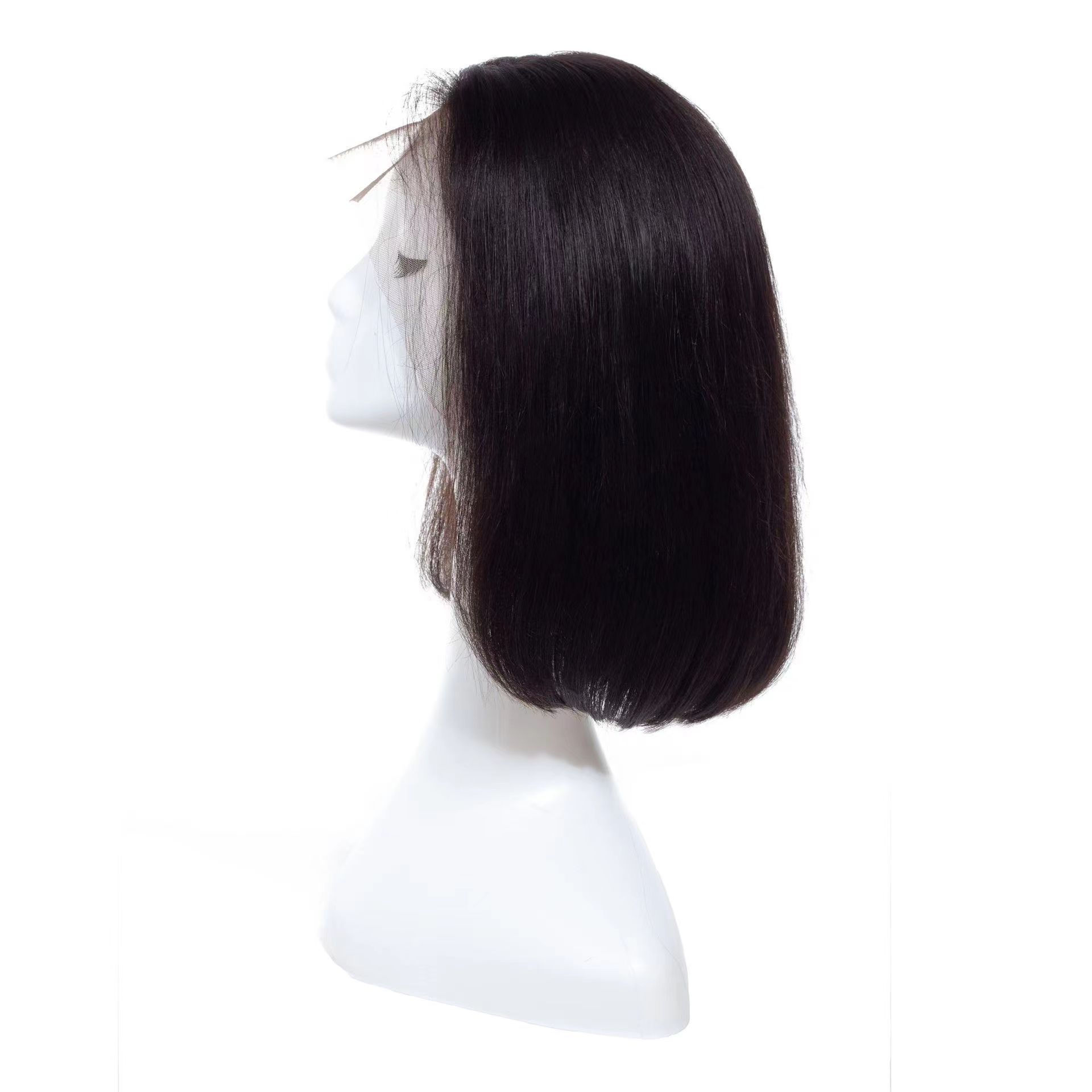 134 Front Lace Bobo Bobhaircut Natural Color Full Human Hair
