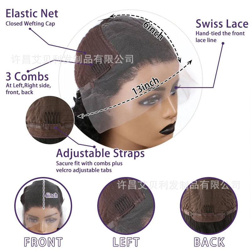 13x6 Front Lace Body Wave Lace Front Wig Human Hair