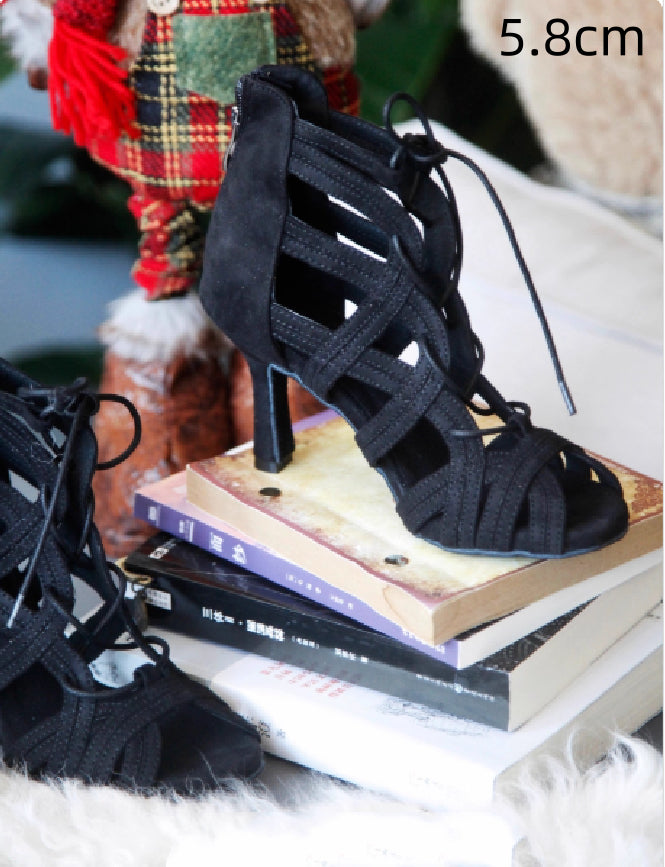 Latin Dance Shoes Women Custom Kizomba Soft Bottom Thickening